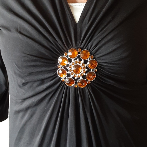 Tunic.  Landers Star Collection.  1X - Picture 3 of 3